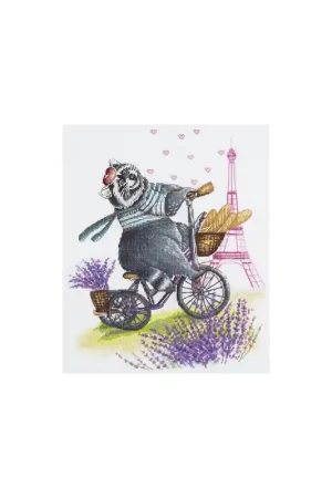 Borduurpakket Cycling to my Bon-Bon - PANNA Actieprijs
