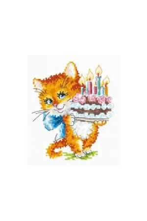 Borduurpakket Be happy - Magic Needle Premium