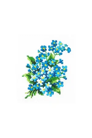 Borduurpakket Forget-me-nots - Magic Needle Populair