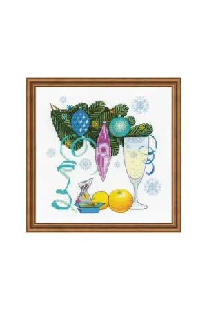 Borduurpakket Happy New Year! - RIOLIS Finale Uitverkoop