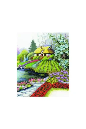 Borduurpakket Picturesque Corner - PANNA Betrouwbaar