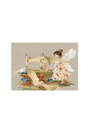Borduurpakket Needlework Fairy - Luca-S Nieuw