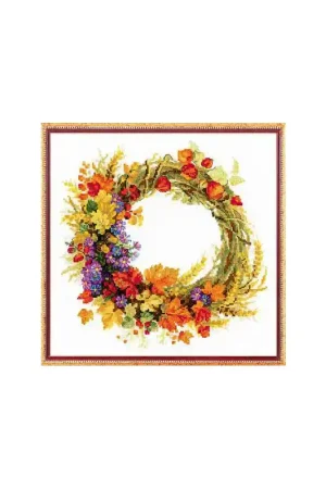 Lage Prijs Borduurpakket Wreath with Weath - RIOLIS