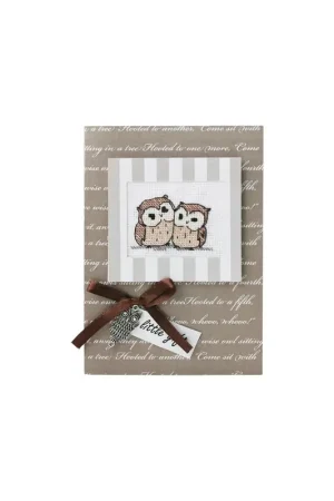 Borduurpakket Kaart Two Owls - Luca-S Nu Kopen