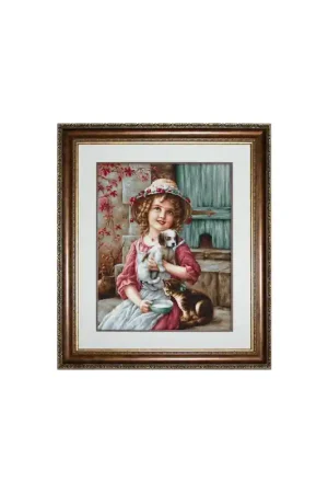 Borduurpakket Best of Friends - Luca-S Aanbieding