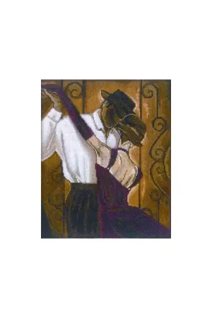 Borduurpakket T.Biddle-Glamorous women in fabulours places - RTO Seizoensaanbieding