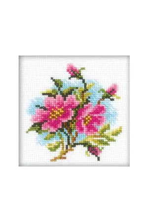 Beperkte Voorraad Borduurpakket Dog Rose - RTO