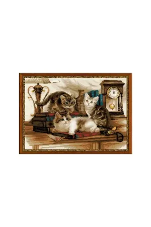 Borduurpakket Furry Friends - RIOLIS Koop Vandaag