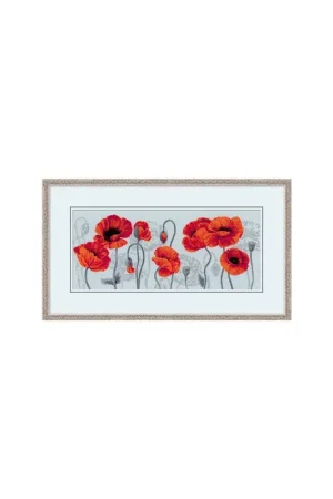 Fabrieksprijs Borduurpakket Scarlet Poppies - RIOLIS