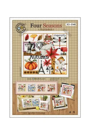 Borduurpatroon Four Seasons - Autumn - Soda Stitch Lage Kosten