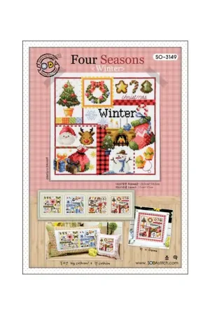 Borduurpatroon Four Seasons - Winter - Soda Stitch Weekendaanbieding