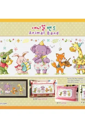 Borduurpatroon Animal Band - Soda Stitch Meest Verkocht