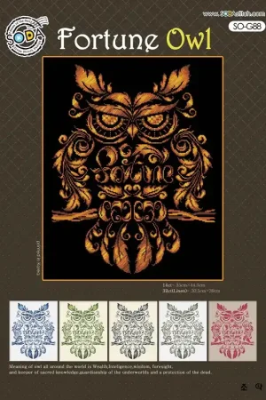 Borduurpatroon Fortune Owl - Soda Stitch Rechtstreeks Van De Fabrikant