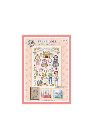 Alleen Vandaag Borduurpatroon Paper Doll Hansel and Gretel - Soda Stitch