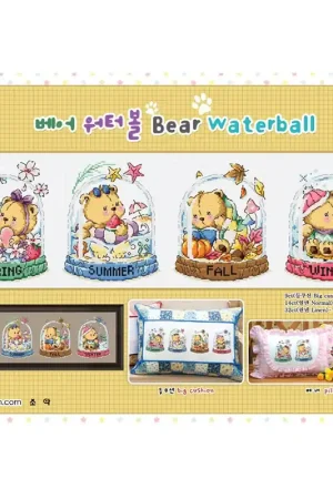 Borduurpatroon Bear Waterball - Soda Stitch Uitverkoop