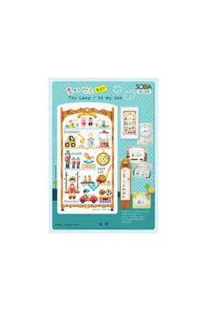 Merkproduct Borduurpatroon Toy Land - To my Son - Soda Stitch