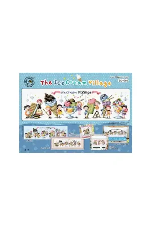 Borduurpatroon The Ice Cream Village - Soda Stitch Merkproduct