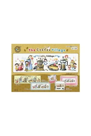 Borduurpatroon The Coffee Village - Soda Stitch Speciale Aanbieding