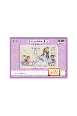 Borduurpatroon A beautiful day - Soda Stitch Seizoensaanbieding