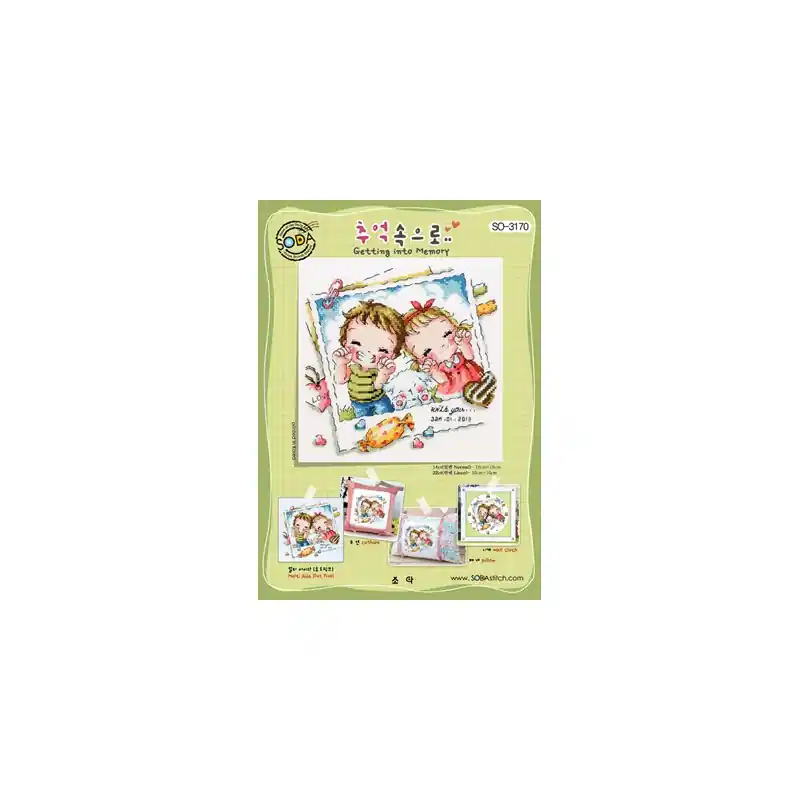 Borduurpatroon Getting into Memory - Soda Stitch Populair