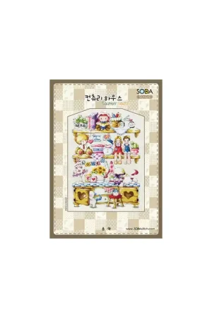 Borduurpatroon Country House - Soda Stitch Voordeelprijs