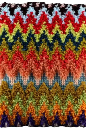 Pako ZigZag kruissteek- / knoopkussen pakket Op = Op