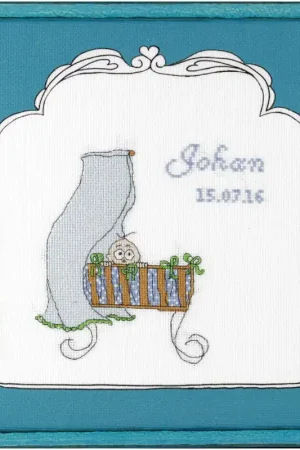 Betje.com Geboortetegel jongen borduren (pakket)** Populair