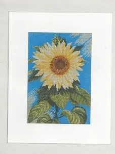 Weekendaanbieding LanArte Sunflower on Blue borduren (pakket) **