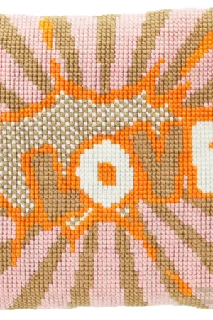 Pako Love Pop Art Kruissteekkussen pakket Koop Online