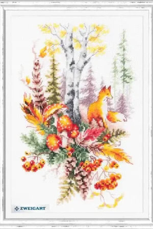 Tijdelijk Beschikbaar Magic Needle Autumn Forest Spirit borduren (pakket) 250-698