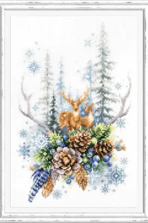 Magic Needle Winter Forest Spirit borduren (pakket) 200-017 Beperkte Voorraad