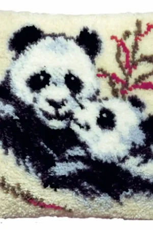Flitsaanbieding Pako Panda met jong Knoopkussen pakket 013.075