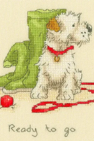 Merkproduct Bothy Threads Anita Jeram Ready to Go borduren (pakket) XAJ24