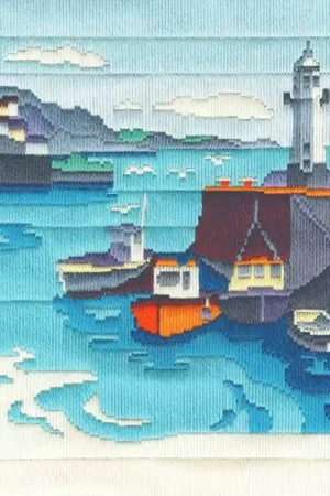 Betaalbaar Bothy Threads Becky Bettesworth Fishermen's Rest borduren (pakket) LSBE2