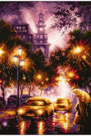 Voordeelprijs Magic Needle Rainy Night borduren (pakket) 550-762