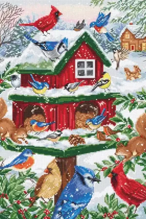 Populair Luca-S Blissful Bird Feeder borduurpakket B2417