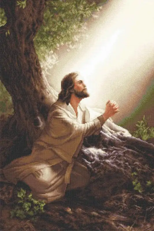 Betaalbaar Luca-S Jesus Christ borduren (pakket) B618