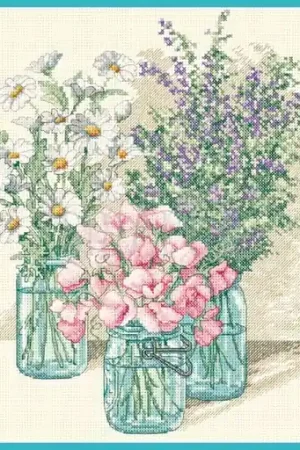 Dimensions Wildflower Trio 35122 Gratis Retour