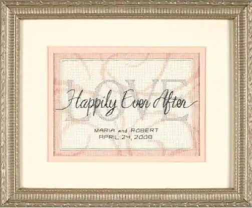 Dimensions Happily Ever After. Wedding Record 65045 Koop Online