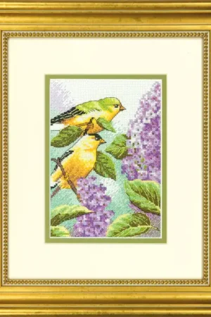 Dimensions Goldfinch and Lilacs 70-65153 Seizoensaanbieding