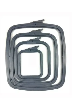 Weekendaanbieding Nurge borduurring rechthoekig 14.5x16.5 cm Grijs