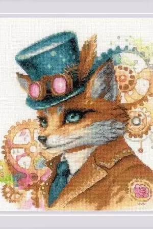 Exclusieve Aanbieding RIOLIS Steampunk Fox borduren (pakket) 2209