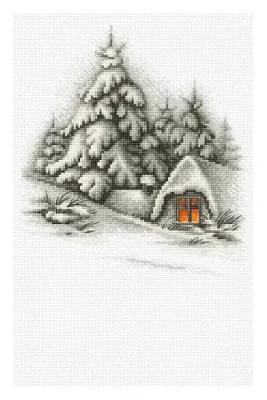 Snelle Levering Luca-S Winter Landscape B2279 borduren (pakket) **