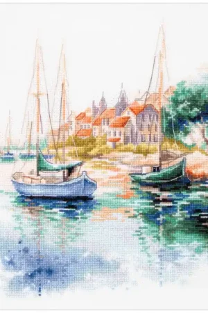 Weekendaanbieding Magic Needle The Quiet Harbor 070-018 borduren (pakket)