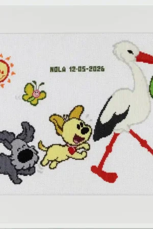 Rechtstreeks Van De Fabrikant Pako Woezel & Pip kids geboorte met de ooievaar 271.05