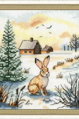 Aanbieding Golden Fleece Hare M-025 borduren (pakket)