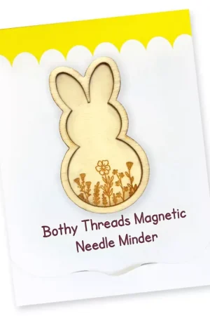 Op = Op Bothy Threads Needle Minder Bothy Designs Wooden Bunny XA71