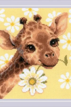 Meest Verkocht RIOLIS Little Giraffe 2318 borduren (pakket)