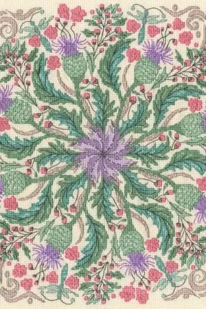 Nieuw Bothy Threads Beth Buffington Swirling Thistles XBUF3 borduren (pakket)