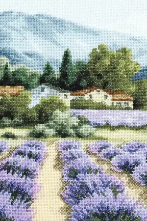 Momentos Mágicos M-416 Mountain lavender borduren (pakket) Gratis Retour